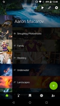Giao diện SmugMug for Android