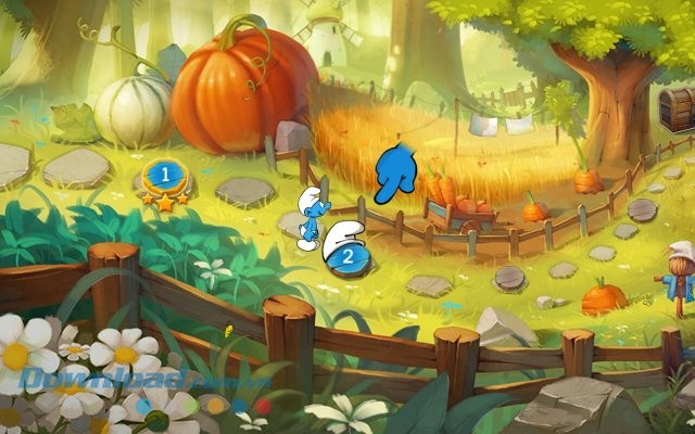 Bản đồ game Smurfs Epic Run