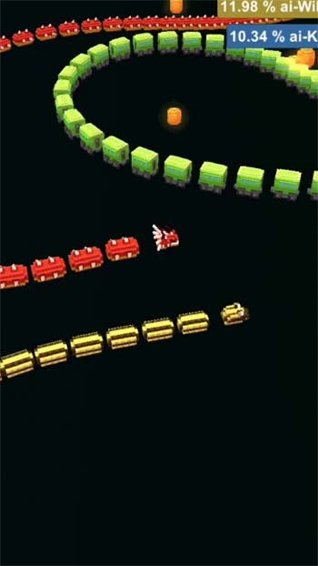 Bò trườn, ăn, bẫy đối thủ để loại bỏ họ và trở thành con rắn lớn nhất