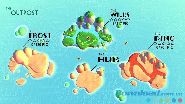 Bản đồ game Snapimals