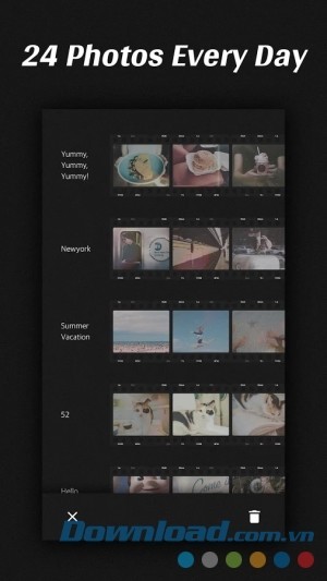 SNAPKIK cho Android giới hạn 24 hình mỗi ngày