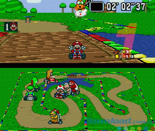 Chơi Mario Kart trên Snes9x
