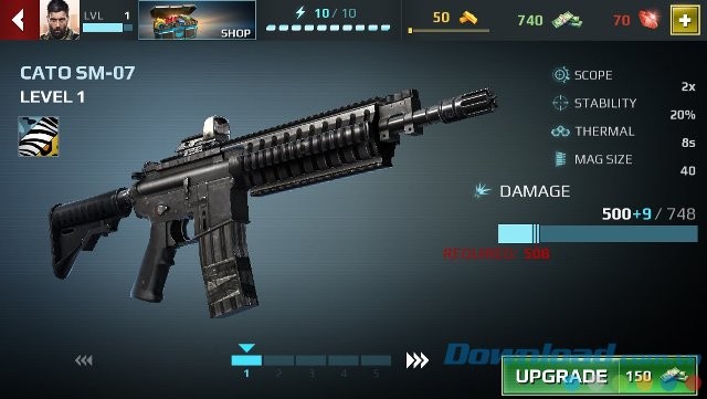 Nâng cấp vũ khí và giáp