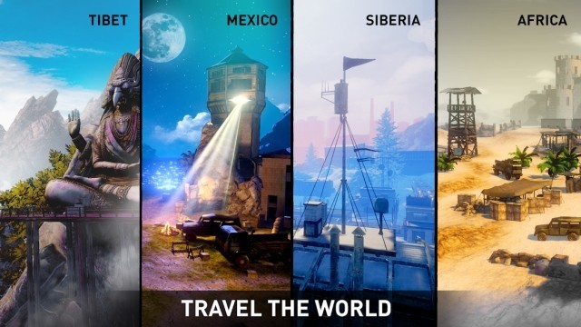 Chiến đấu ở nhiều địa điểm khác nhau