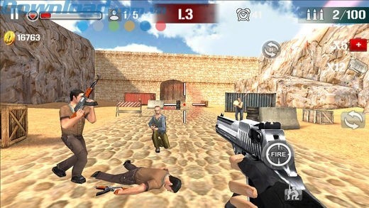 Sử dụng nhiều loại vũ khí khác nhau