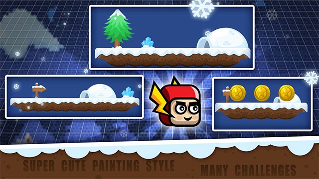 Game Snow Time: Mountain Madness sở hữu đồ họa trẻ trung, rực rỡ