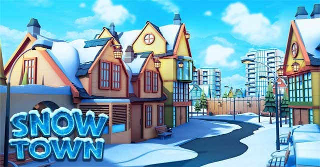 Xây dựng thành phố tuyết của riêng bạn trong game Snow Town cho Android
