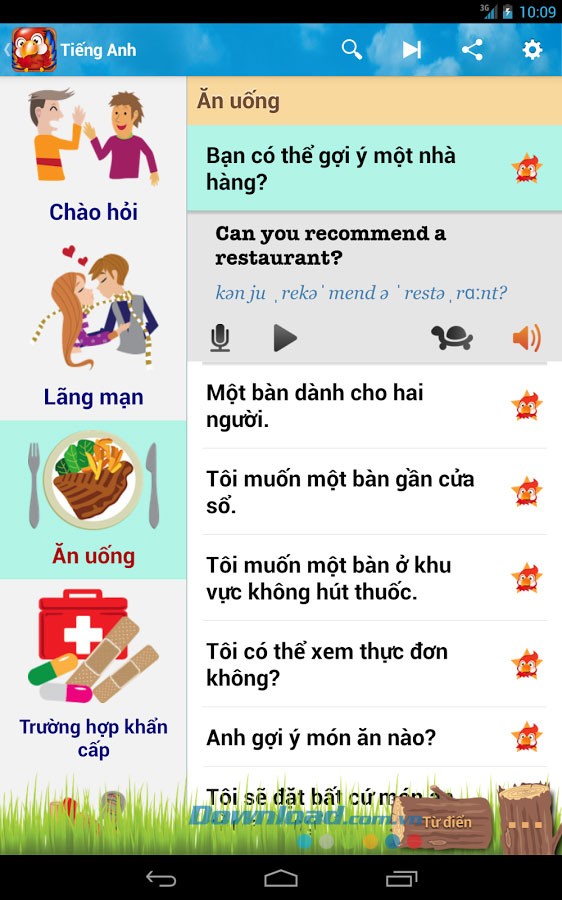 Sổ tay cụm từ cho Android