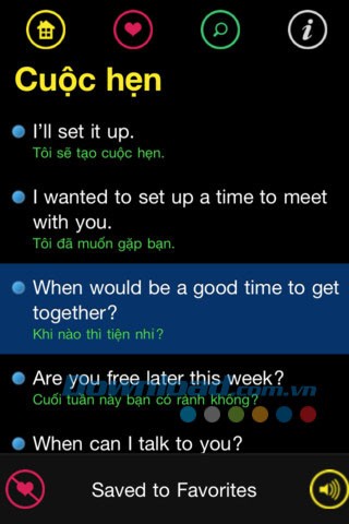 Sổ tay đàm thoại Anh-Việt for iOS