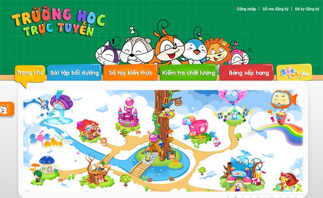 Tham gia trường học trực tuyến của Sóc Nhí