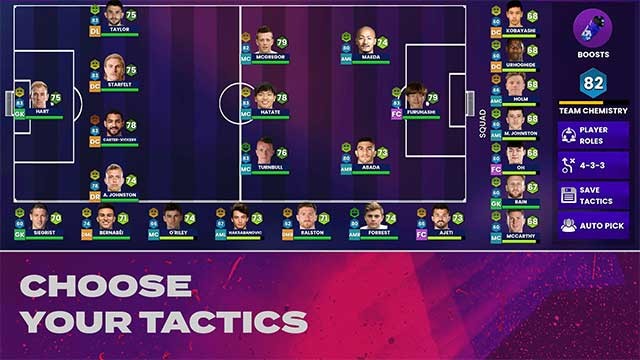 Lựa chọn đội hình một cách chiến lược