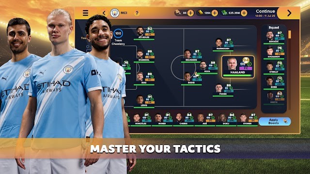 Làm chỉ chiến thuật của bạn trong game bóng đá Soccer Manager 2026 - Football