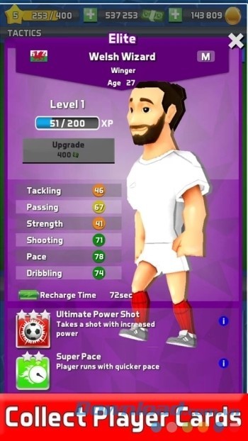 Thu thập thẻ cầu thủ mới để sở hữu những chân sút tài năng