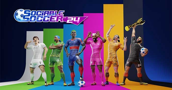 Sociable Soccer 24 là game mô phỏng bóng đá phong cách arcade thú vị