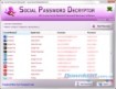 Social Password Decryptor 1.0 - Khôi phục mật khẩu mạng xã hội