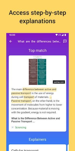 Nhận bài giải, giải thích từng bước