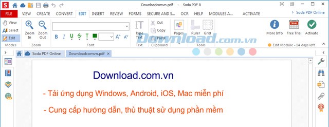 Chỉnh sửa PDF