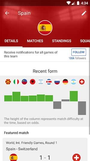 Theo dõi đội bóng yêu thích của bạn