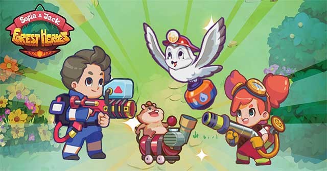 Dập tắt cháy rừng cùng Sofia và Jack trong game Sofia & Jack: Forest Heroes