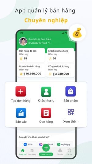 Ứng dụng quản lý bán hàng chuyên nghiệp