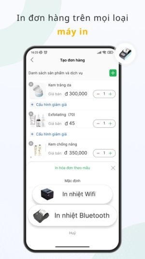 In hóa đơn trên mọi loại máy in