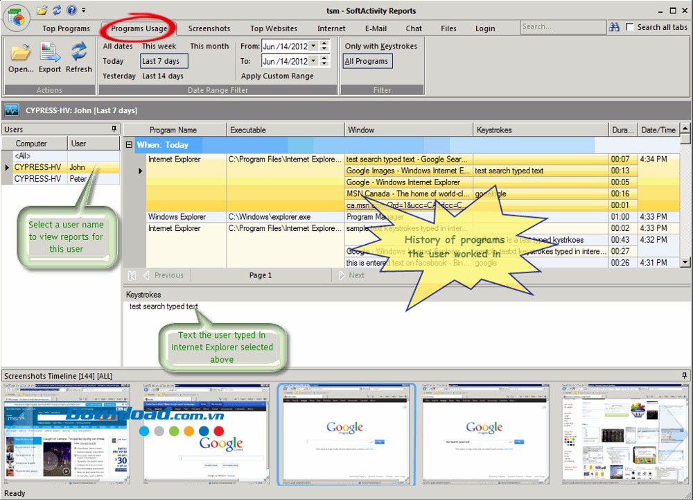SoftActivity TS Monitor