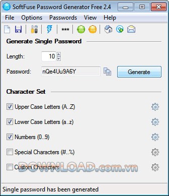 SoftFuse Password Generator Free