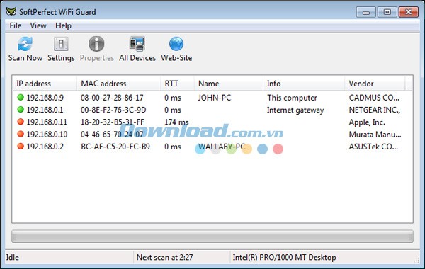 SoftPerfect WiFi Guard