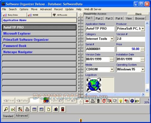 Software Organizer Deluxe