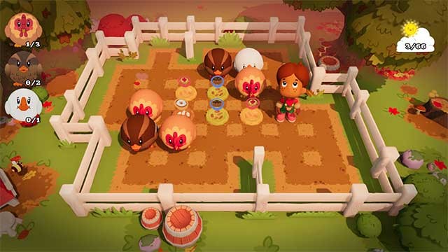 SokoFarm là game trí tuệ kiểu Sokoban với đồ họa dễ thương