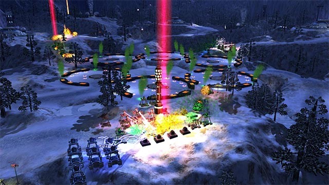 Tận dụng sức mạnh từ các loại tháp canh, vũ khí cổ điển và hiện đại