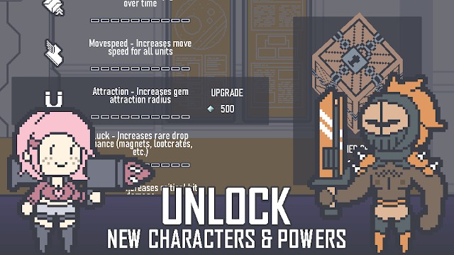 Mở khóa các nhân vật và sức mạnh mới