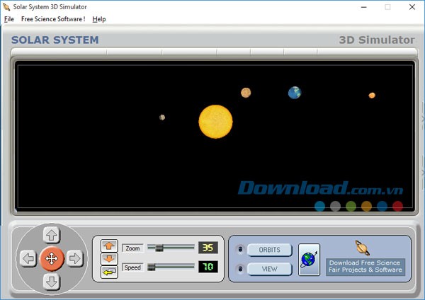 Solar System 3D Simulator