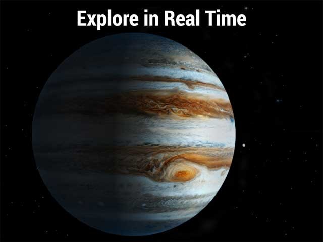 Khám phá hệ mặt trời trong thời gian thực