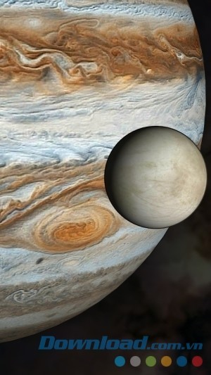 Solar Walk Free cho Android thiết kế bằng đồ họa 3D