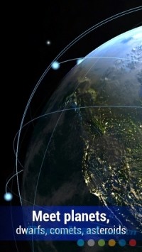 Solar Walk Lite cho Android chứa thông tin chi tiết về các hành tinh trong hệ mặt trời