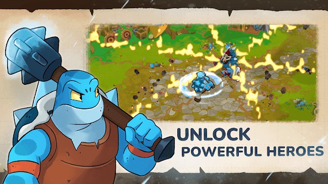 Mở khóa các anh hùng mạnh mẽ