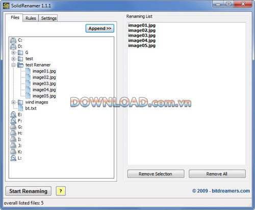 Solid Renamer
