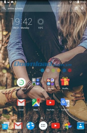 Solo Launcher khiến màn hình chủ trở nên bắt mắt hơn