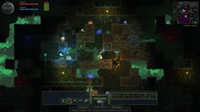 Đào và khám phá các hành tinh trong game Something Ate My Alien