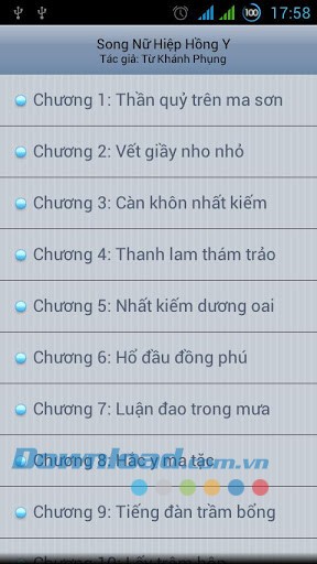 Song nữ hiệp hồng for Android