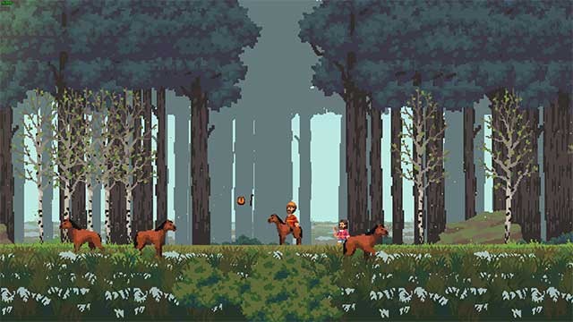 Xây dựng thị trấn, thu thập tài nguyên và chiến đấu với kẻ thù