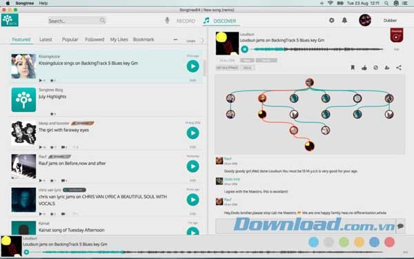 Songtree Music Maker cho Mac ứng dụng