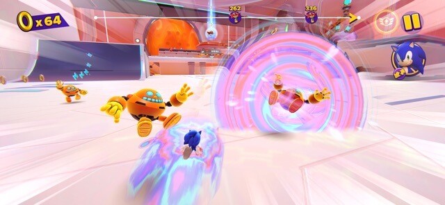 Giải cứu bạn bè và chiến đấu với nhân vật phản diện Eggman