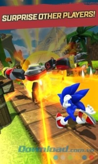 Gây ngạc nhiên cho đối thủ trong Sonic Forces: Speed Battle cho Android