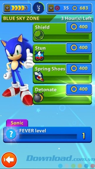 Sử dụng các gói nâng cấp