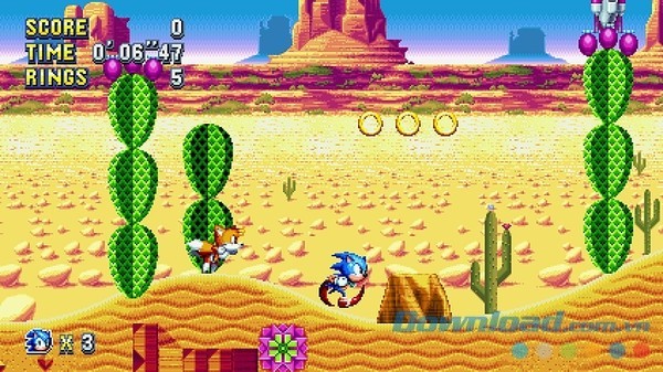 Game phiêu lưu hành động hấp dẫn Sonic Mania