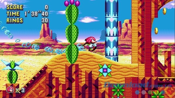 Sonic Mania có thiết kế 2D đồ họa 8-bit chất lượng cao