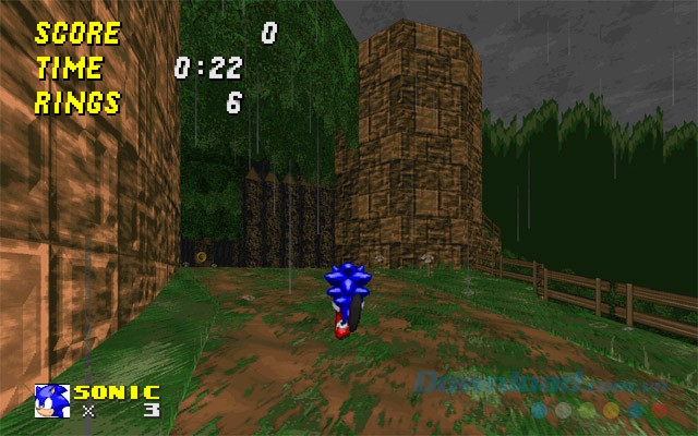 Gặp gỡ nhân vật Sonic có tốc độ khủng khiếp trong game phiêu lưu miễn phí cho máy tính Sonic Robo Blast 2