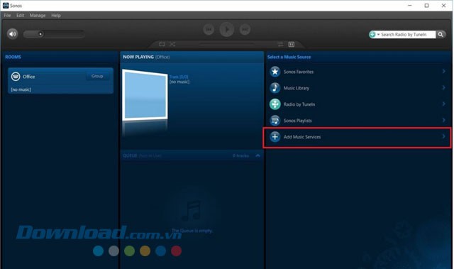 Nghe nhạc từ nhiều nguồn